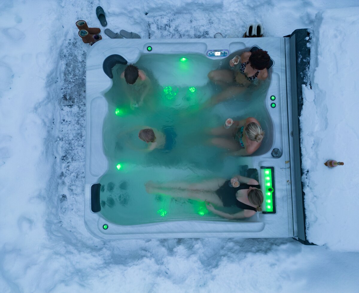 Whirlpool von oben | © Daniel Gollner / Urlaub am Bauernhof Kärnten