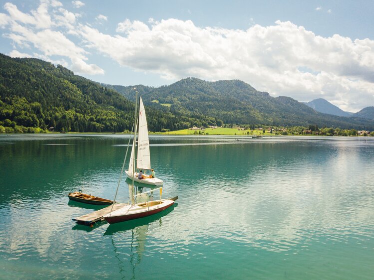 Segelboot am Wasser | © Urlaub am Bauernhof Kärnten / Daniel Gollner