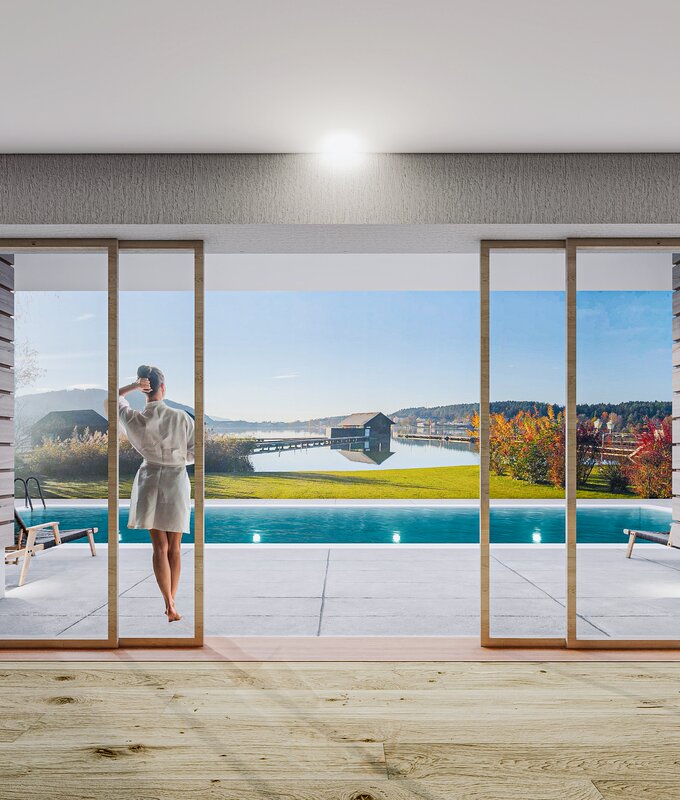 Rendering Badehaus Klopeinersee innen | © Region Klopeinersee - Südkärnten 