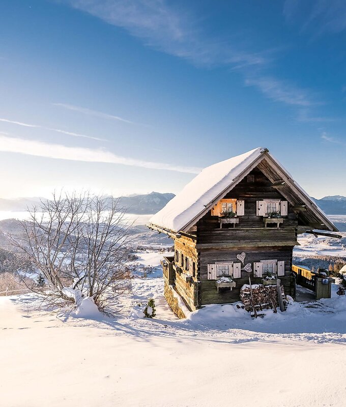 Troadkasten am Magdalensberg im Winter | © Michael Stabentheiner / Kärnten Werbung