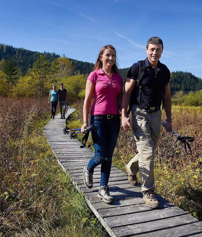 Wandern im Hörfeldermoor | © Region Mittelkärnten