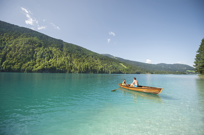 Bootstour am Weißensee mit der Familie | © Edward Gröger/ Kärnten Werbung