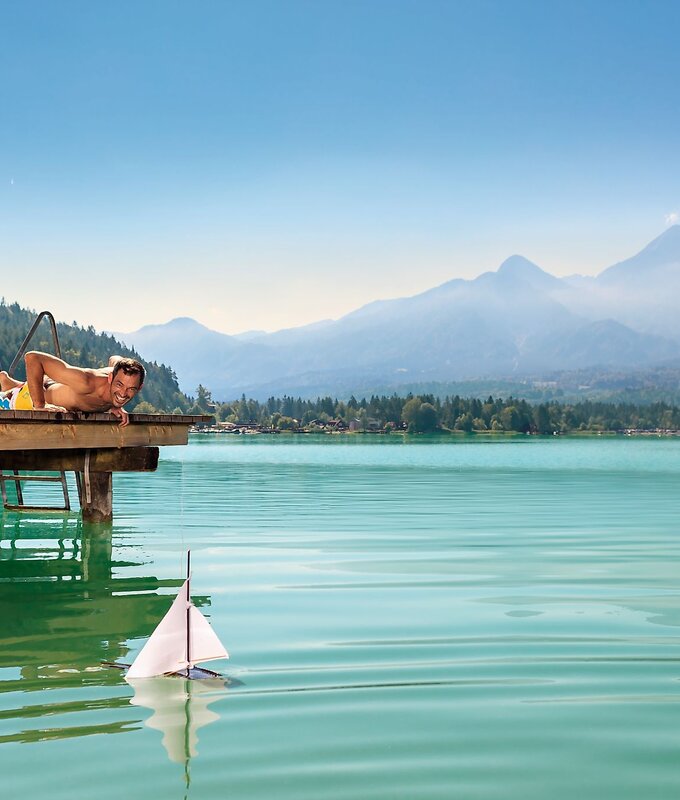 Familienspaß am türkisblauen Faaker See | © Tine Steinthaler/ Kärnten Werbung