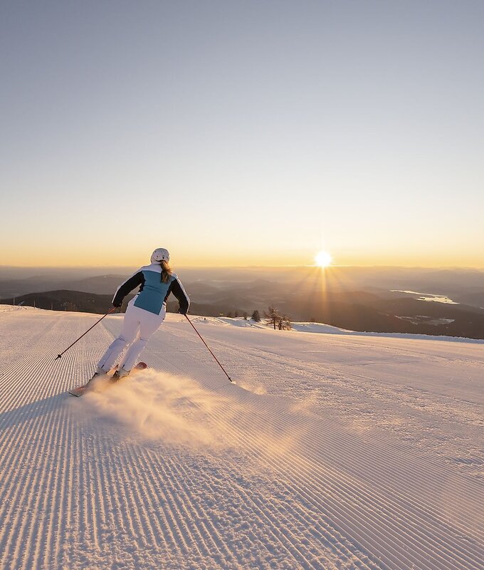 Skifahrerin auf der Gerlitzen | © Franz Gerdl/ Kärnten Werbung