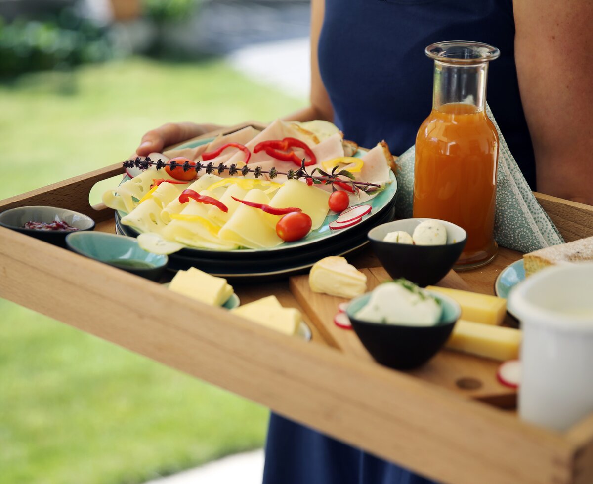 Frühstück am Tablett | © Privat zu Gast in Niederösterreich / weinfranz.at Frühstück am Tablett | © Privat zu Gast in Niederösterreich / weinfranz.at