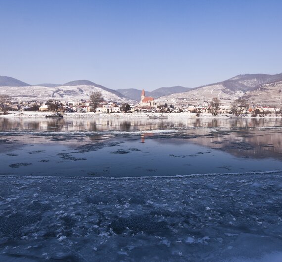 Weißenkirchen im Winter | © Donau Niederösterreich - Lachlan Blair