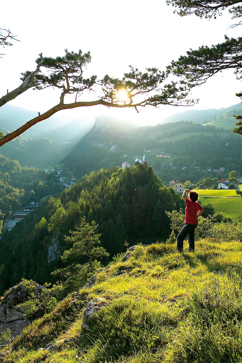 Aussicht auf Landschaft | © Wiener Alpen / Franz Zwickl