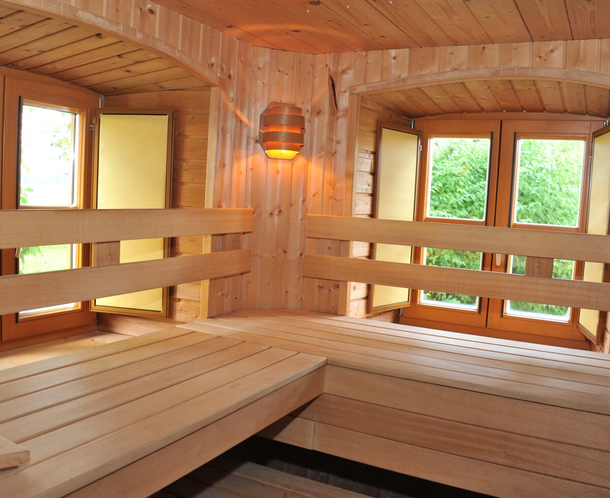 Finnische Sauna am Vitalhof Roithinger in Schlüßlberg | © Urlaub am Bauernhof Oberösterreich / Toni Bauer