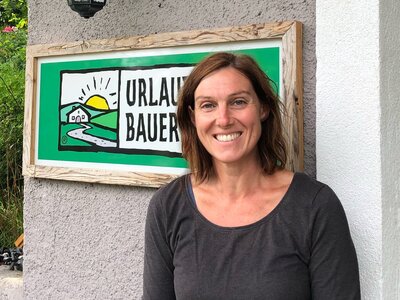 Tamara Breitenbaumer, Vermieterin am Ferienhof Breitenbaumer | © Urlaub am Bauernhof Oberösterreich / Anna Stummer
