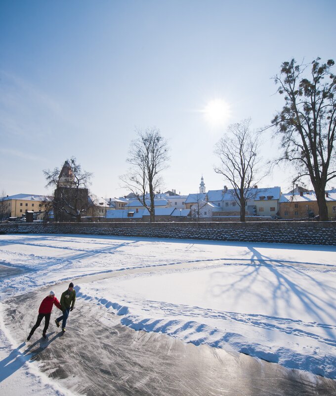 Eislaufen in Freistadt | © Mühlviertel - Region Freistadt / Hermann Erber