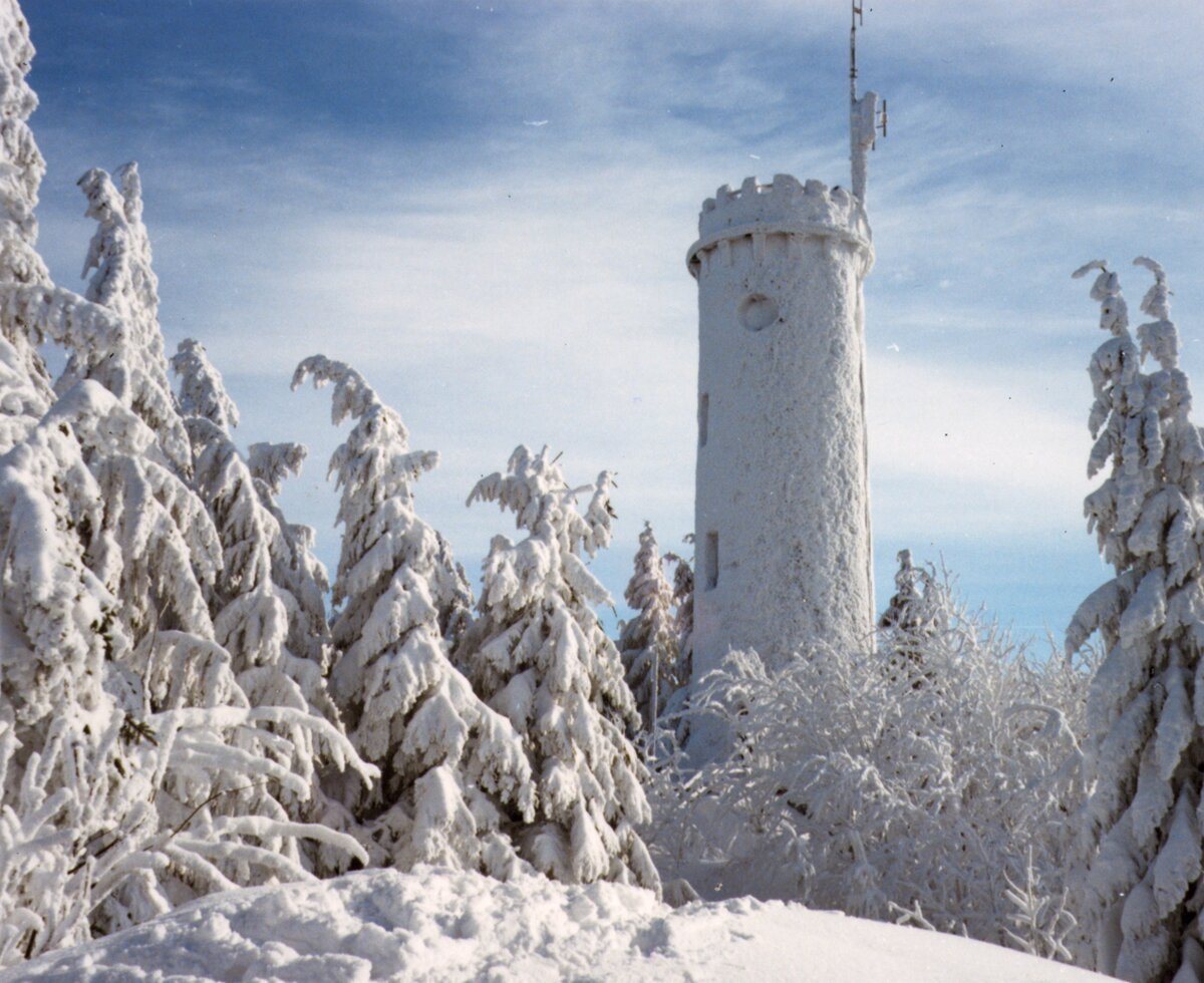 Sternsteinwarte im Winter | © Kurverband Bad Leonfelden Verschneite Sternsteinwarte bei Bad Leonfelden, Mühlviertel | © Kurverband Bad Leonfelden