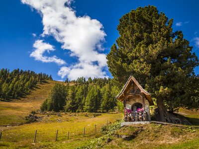 Alm-Kapelle aus Zirbenholz | © Urlaub am Bauernhof / Bernd Suppan Alm-Kapelle aus Zirbenholz im SalzburgerLand | © Urlaub am Bauernhof / Bernd Suppan