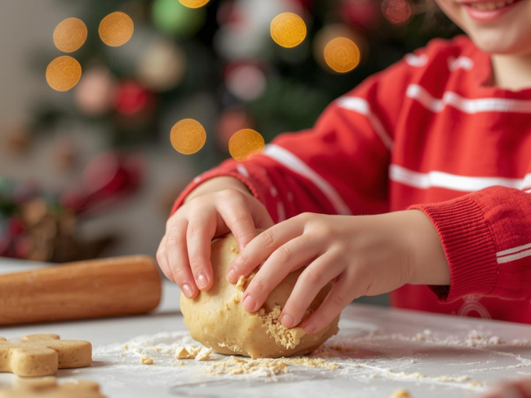 Keksteig kneten | © KI generiert