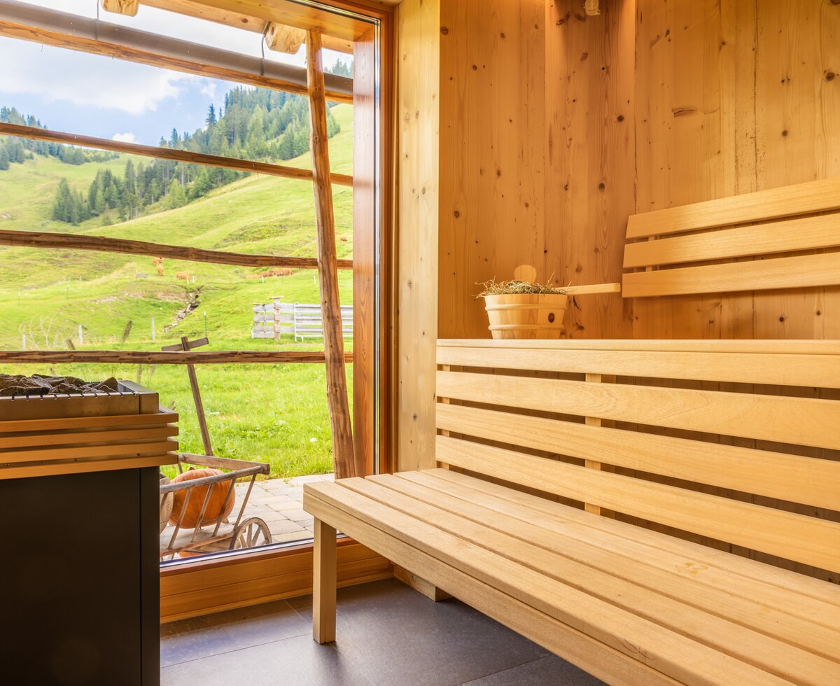 Sauna, Ederhütte, Maria Alm, Salzburger Land | © Urlaub am Bauernhof Salzburger Land / Bernd Suppan Sauna, Ederhütte, Maria Alm, Salzburger Land | © Urlaub am Bauernhof Salzburger Land / Bernd Suppan