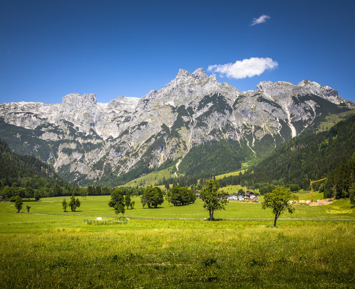 Bergkulisse am Leitingerhof in Werfenweng, Salzburger Land | © Urlaub am Bauernhof Salzburger Land / Bernd Suppan Bergkulisse am Leitingerhof in Werfenweng, Salzburger Land | © Urlaub am Bauernhof Salzburger Land / Bernd Suppan