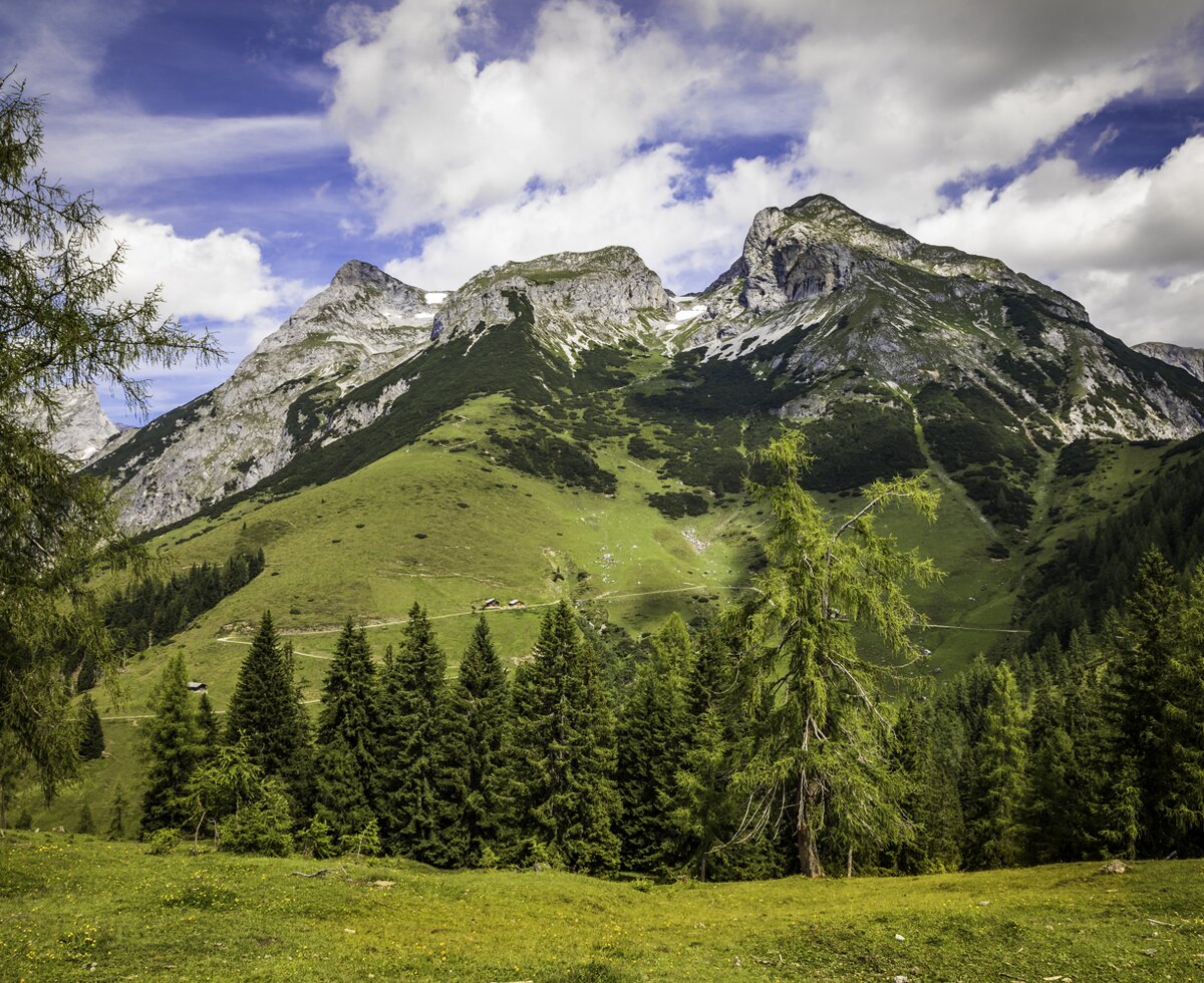 Bergpanorama Werfen, Region Tennengebirge, Salzburger Land | © Urlaub am Bauernhof / Bernd Suppan Bergpanorama Werfen, Region Tennengebirge, Salzburger Land | © Urlaub am Bauernhof / Bernd Suppan