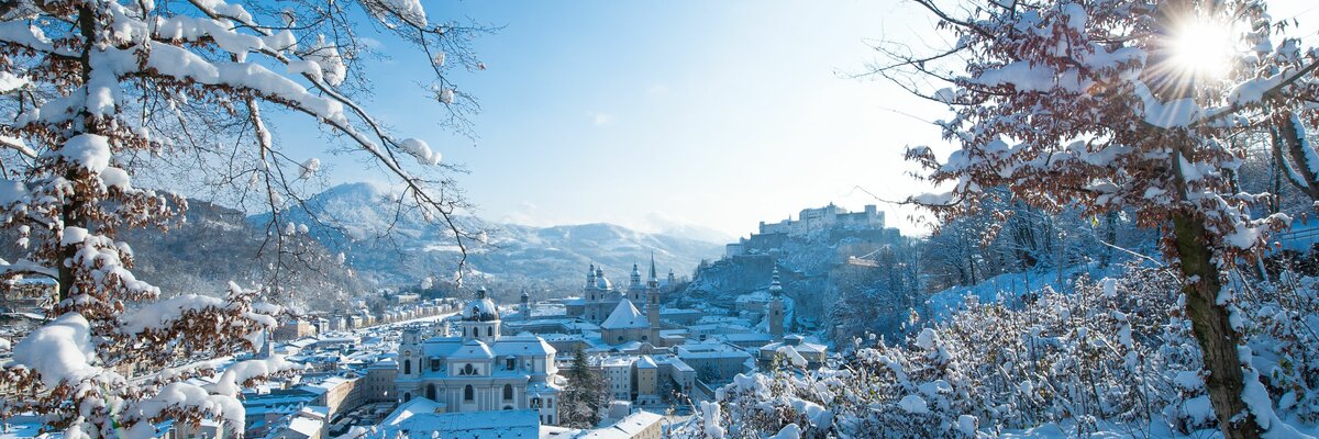 Blick auf die Stadt Salzburg im Winter | © Tourismus Salzburg GmbH