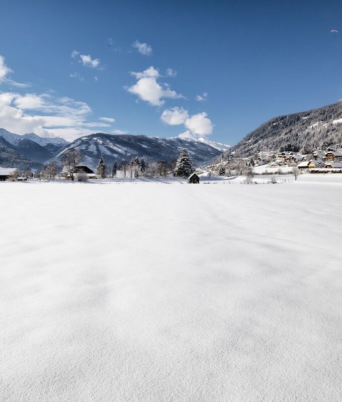Winter, Schnee, Lungau, blauer Himmel, Wolken, Sonne | © Ferienregion Lungau