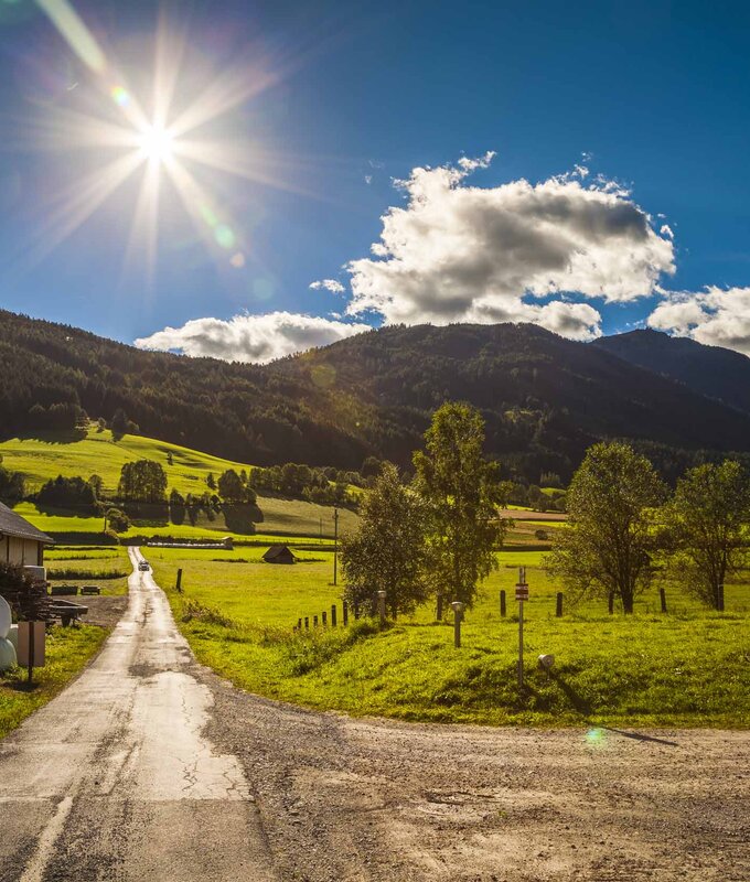 Sonnenschein, Landschaft, Außenaufnahme, am Hansalagut im Salzburger Lungau | © Urlaub am Bauernhof / Bernd Suppan