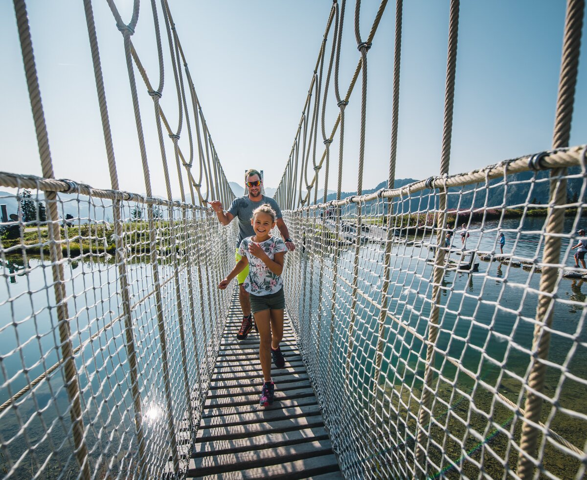Hängebrücke am Grafenberg in Wagrain, Salzburger Land | © Snow Space Salzburg / Christoph Huber Hängebrücke am Grafenberg in Wagrain, Salzburger Land | © Snow Space Salzburg / Christoph Huber