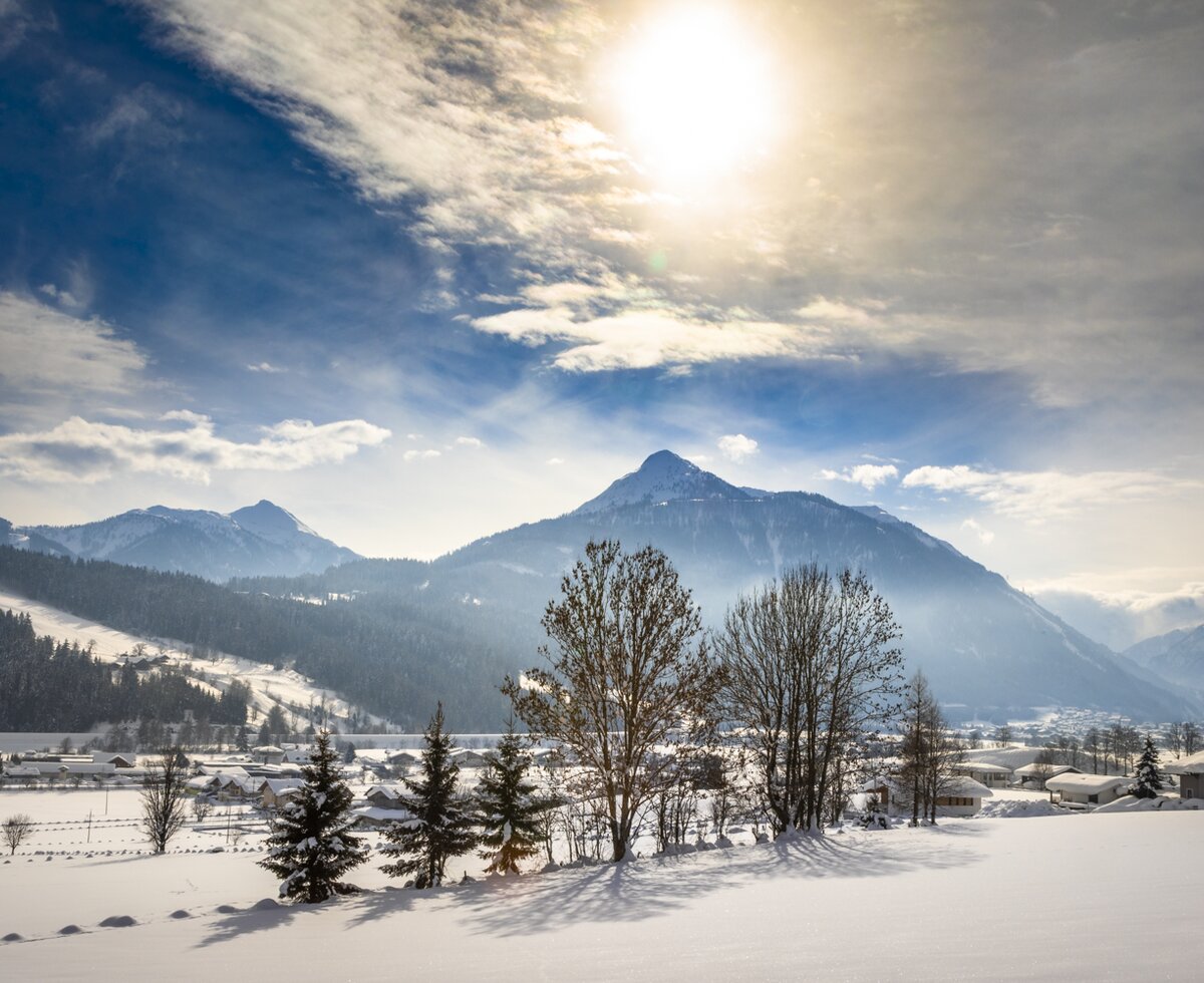 Winterlandschaft am Prechtlhof in Flachau, Salzburger Sportwelt | © Urlaub am Bauernhof Salzburger Land / Bernd Suppan Winterlandschaft am Prechtlhof in Flachau, Salzburger Sportwelt, viel Schnee | © Urlaub am Bauernhof Salzburger Land / Bernd Suppan
