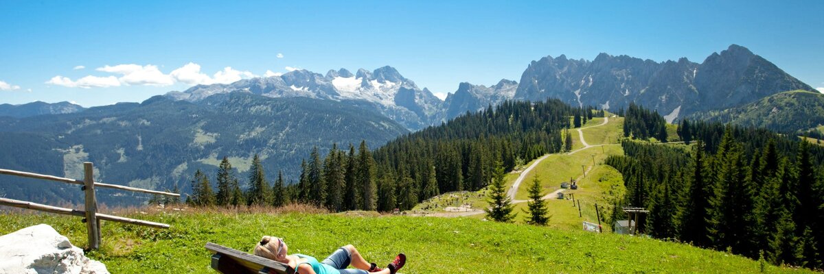 Panorama genießen Dachstein West, Russbach, Salzburger Land | © Bergbahnen Dachstein West