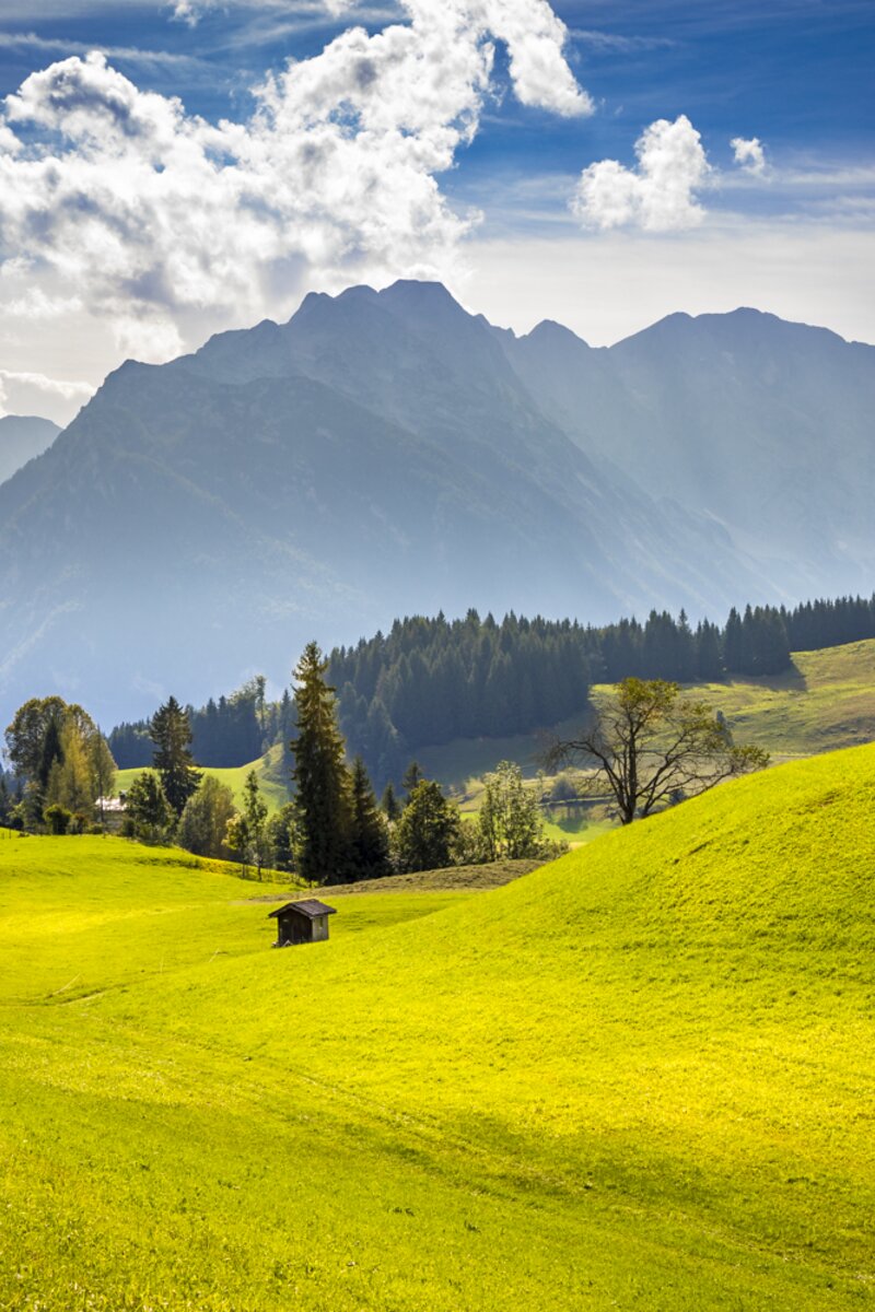 Bergpanorama Tennengau, Bioberggasthof Bachrain in Golling, Salzburger Land | © Urlaub am Bauernhof / Bernd Suppan