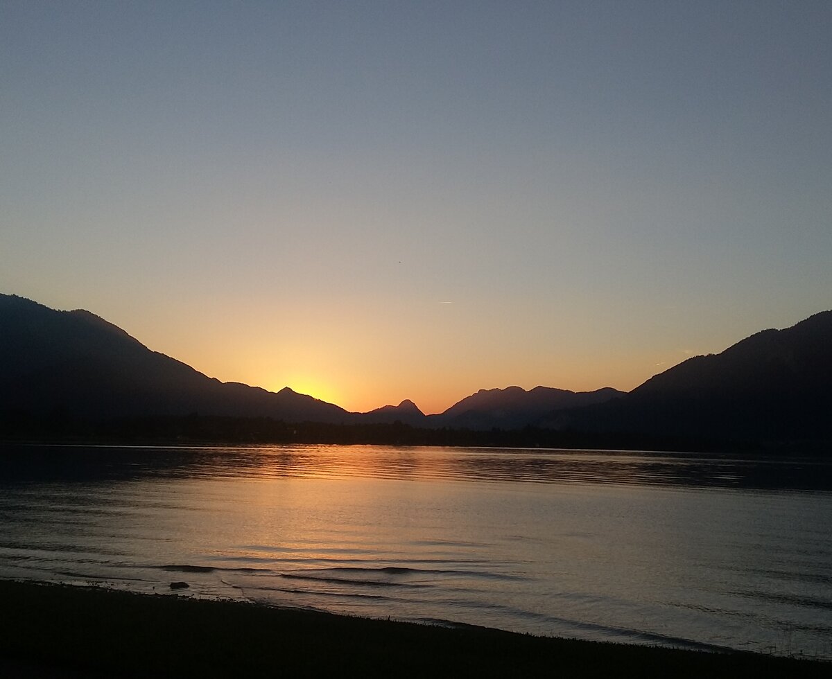 Sonnenuntergang am Wolfgangsee | © Urlaub am Bauernhof im SalzburgerLand Sonnenuntergang in Strobl am Wolfgangsee | © Urlaub am Bauernhof im SalzburgerLand