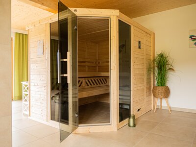Entspannung finden die Gäste am Pircherhof in der Sauna | © Urlaub am Bauernhof Steiermark / Sabine Ertl Entspannung finden die Gäste am Pircherhof in der Sauna | © Urlaub am Bauernhof Steiermark / Sabine Ertl