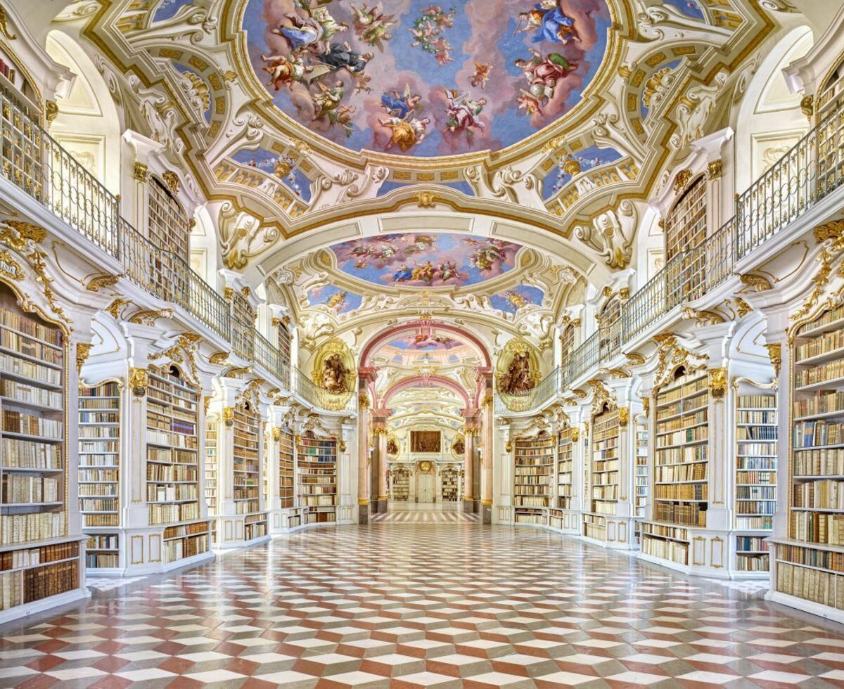 Stiftsbibliothek in Admont, Gesäuse, Steiermark | © Stift Admont / Marcel Peda Barocke Stiftsbibliothek in Stift Admont, Gesäuse, Steiermark | © Stift Admont / Marcel Peda