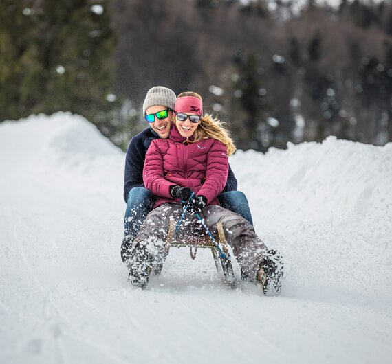 Rodeln in Kirchdorf | © Mirja Geh