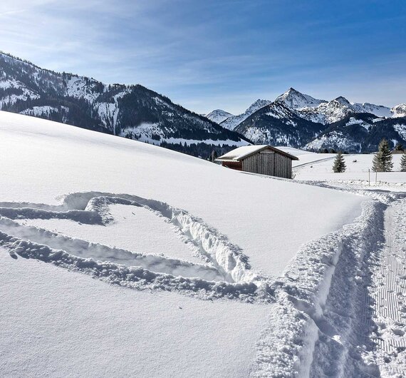 Schneelandschaft | © Urlaub am Bauernhof - TVB Tannheimer Tal/ Achim Meurer