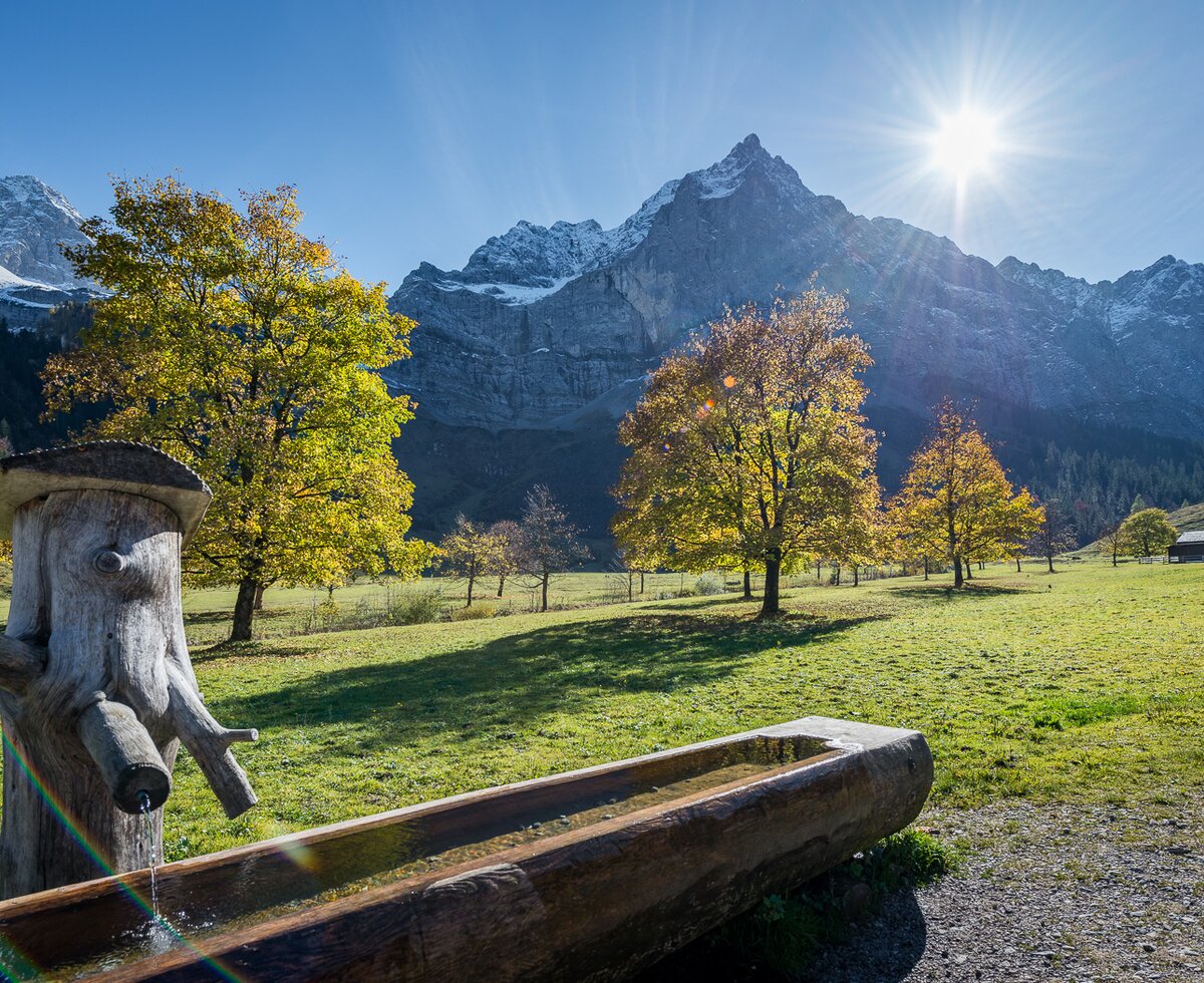 Großer Ahronboden | © Urlaub am Bauernhof - TVB SilberregionKarwendel Großer Ahronboden | © Urlaub am Bauernhof - TVB SilberregionKarwendel