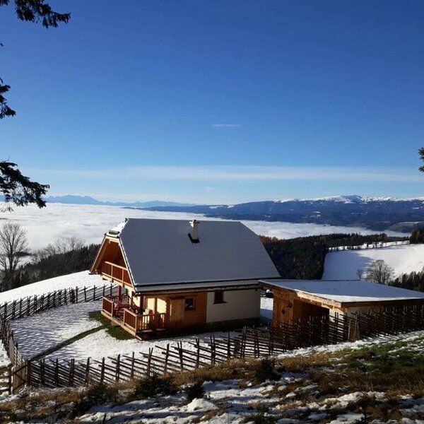 herrlicher Wintertag auf der Penzhütte