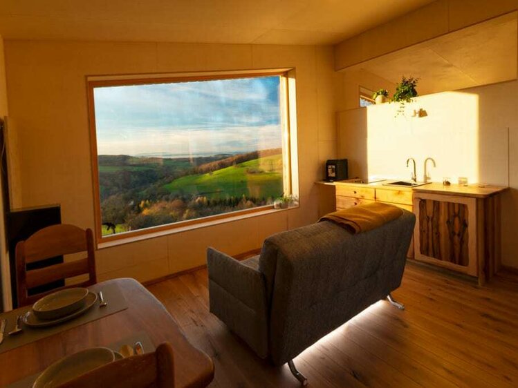 Elsbeer Chalet - Wohnraum © Mayer Elsbeere - Matthias Artwork