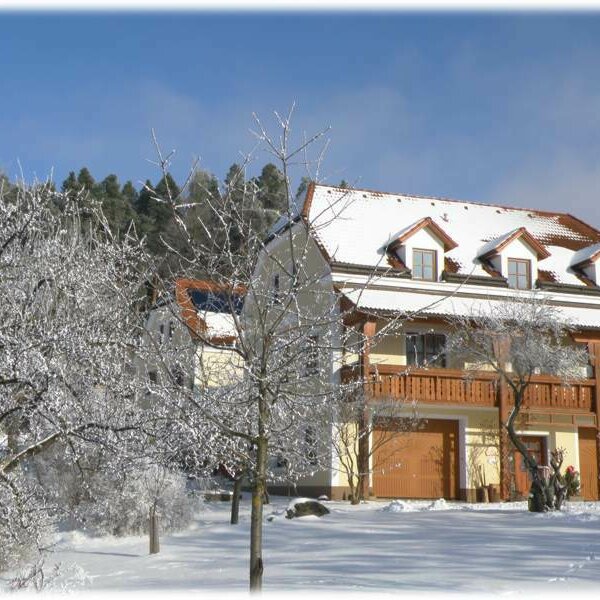Hausansicht Winter