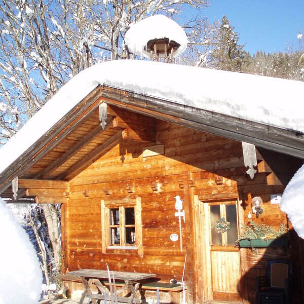 Almhütte Winter