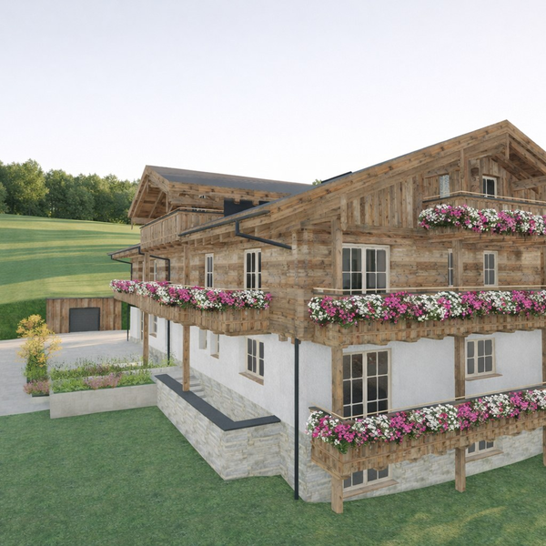 Chalet Bascht am Maroldenhof mit Bergblick