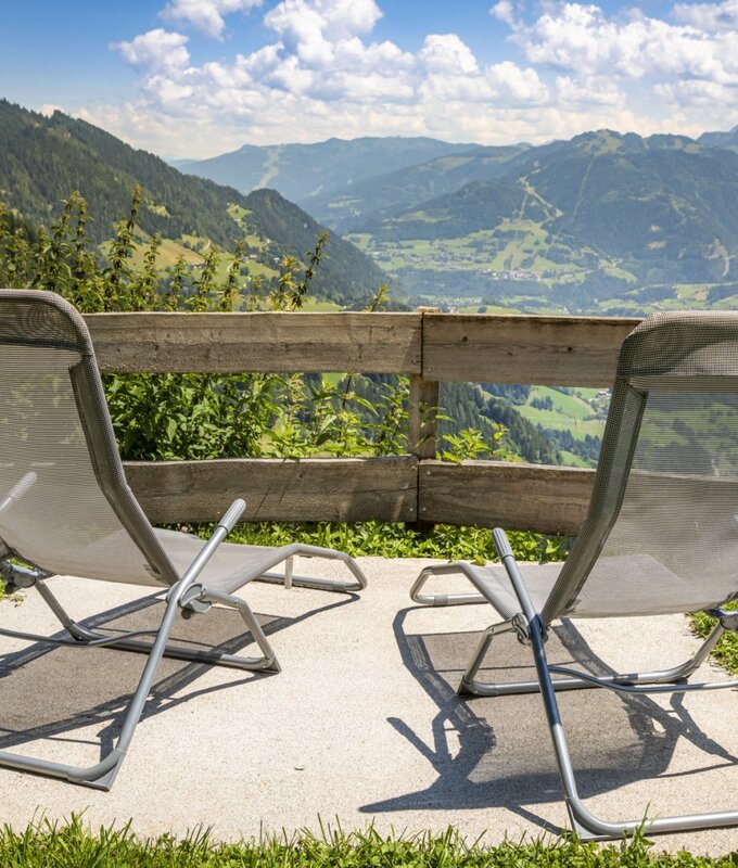 Liegen mit Ausblick