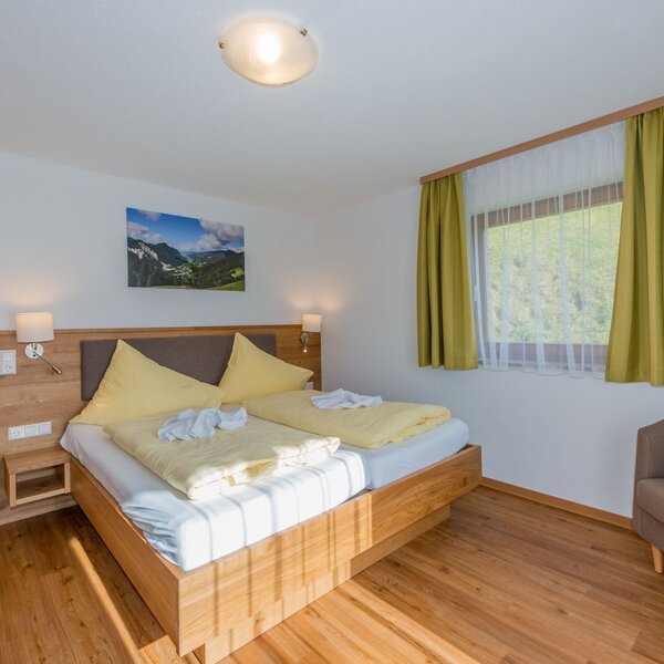 Ferienwohnung Wiesengrün Schlafzimmer