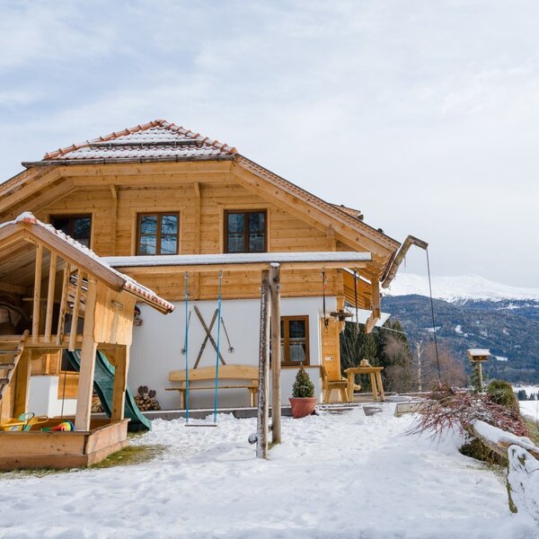 Hubmoarhütte im Winter