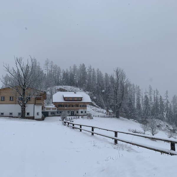 Unser Haus im Winter