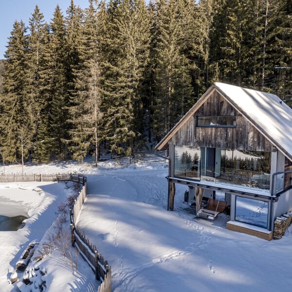 Blockhaus Winter