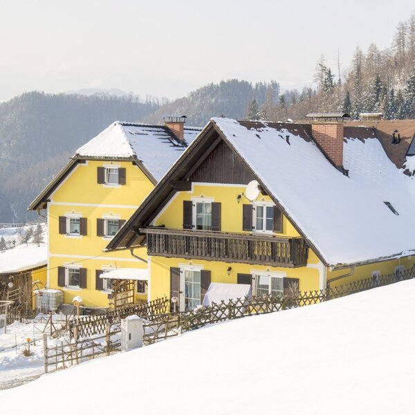 Unser Gästehaus im Winter