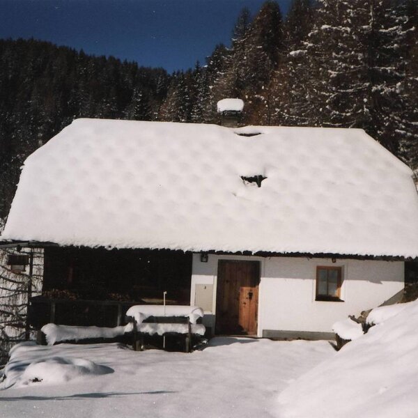 Die Roanerhütte im Winter