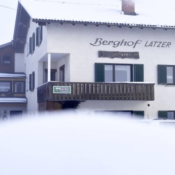 Unser Haus im Winter