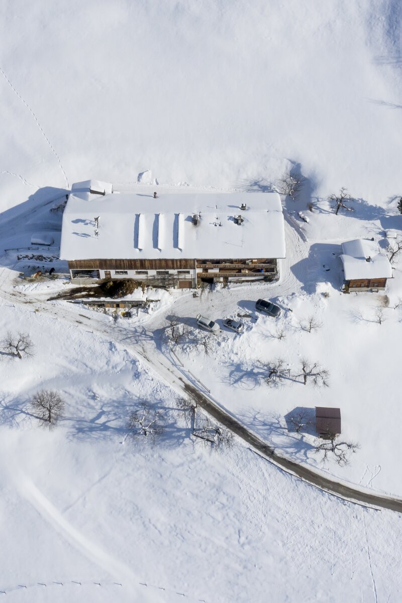 Siedlerhof im Winter | © Hetfleisch/UaB Tirol